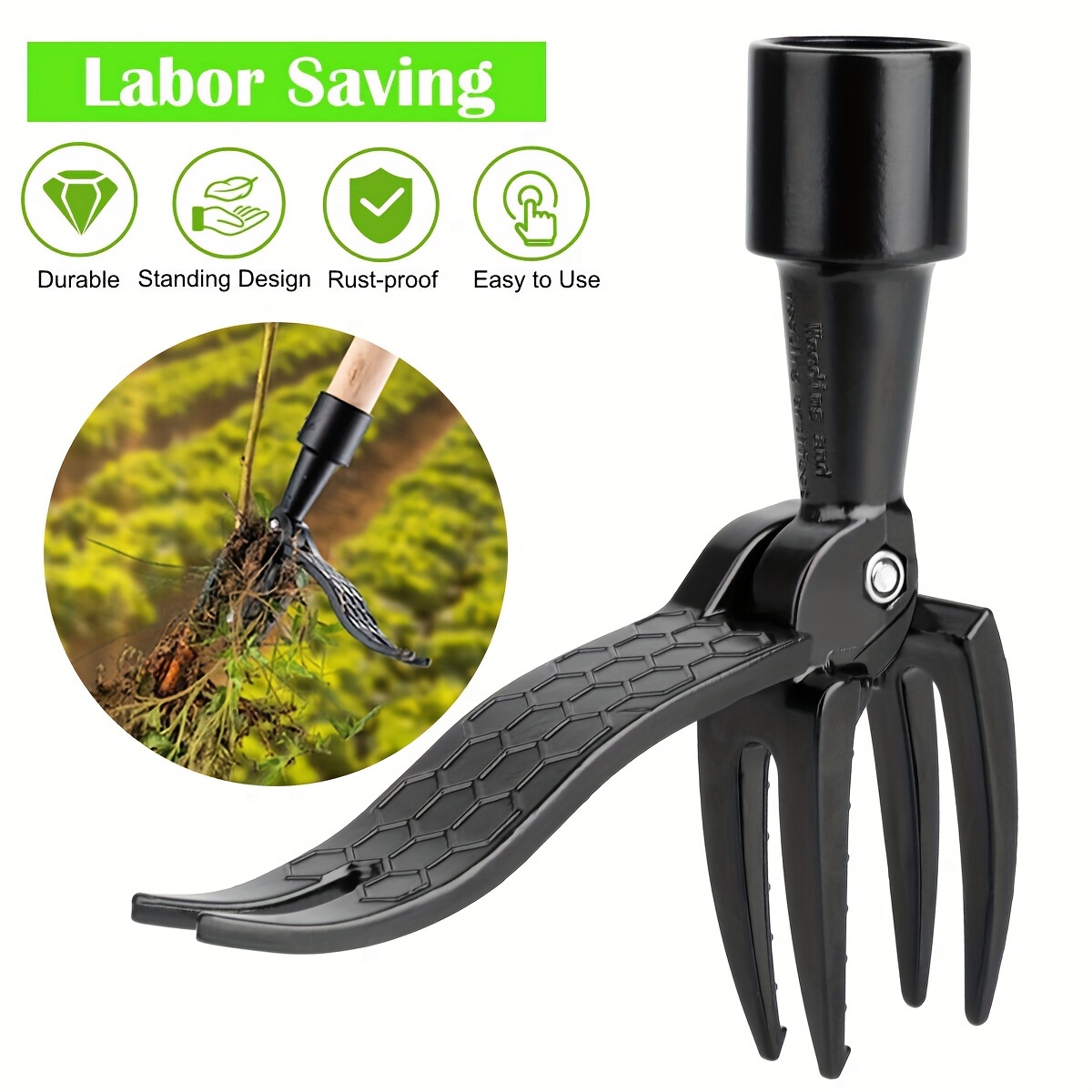 Gardening Tools To Remove Grass - 스탠드업 제초기 클로 도구 알루미늄 합금