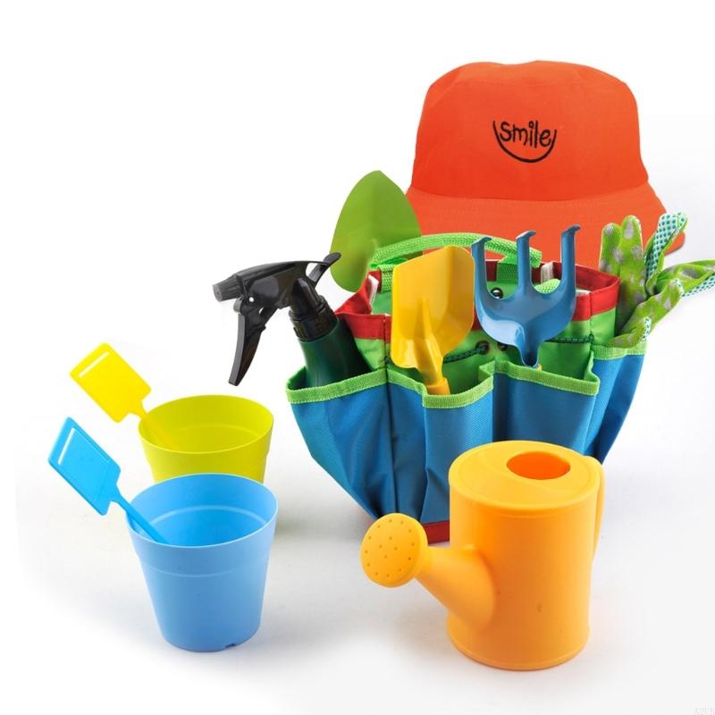 Gardening Tools Toddler - 둥근 모서리와 스테인레스 스틸 헤드가 있는