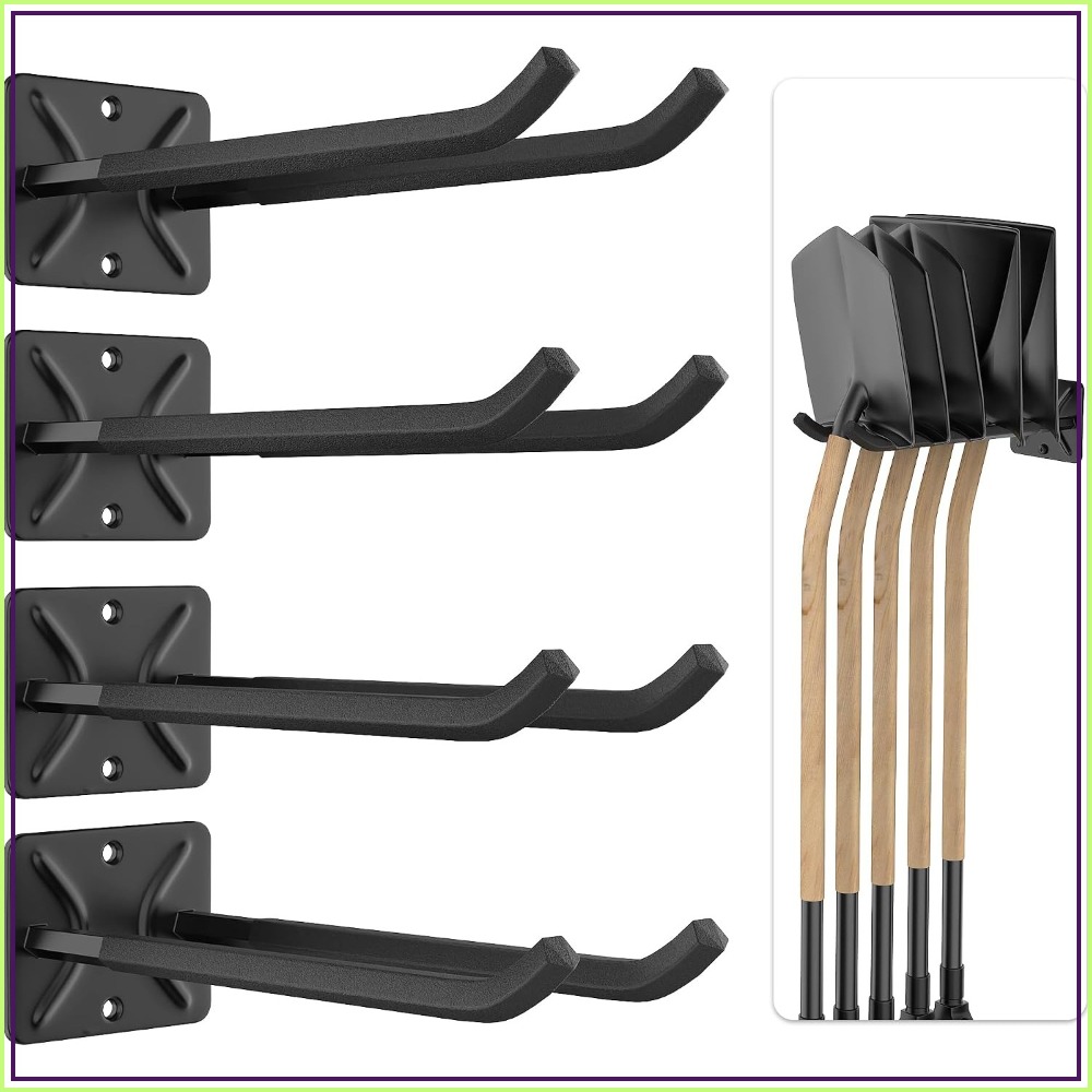 Gardening Tools Storage - 헤비 듀티 차고 보관용 후크, 12.4인치