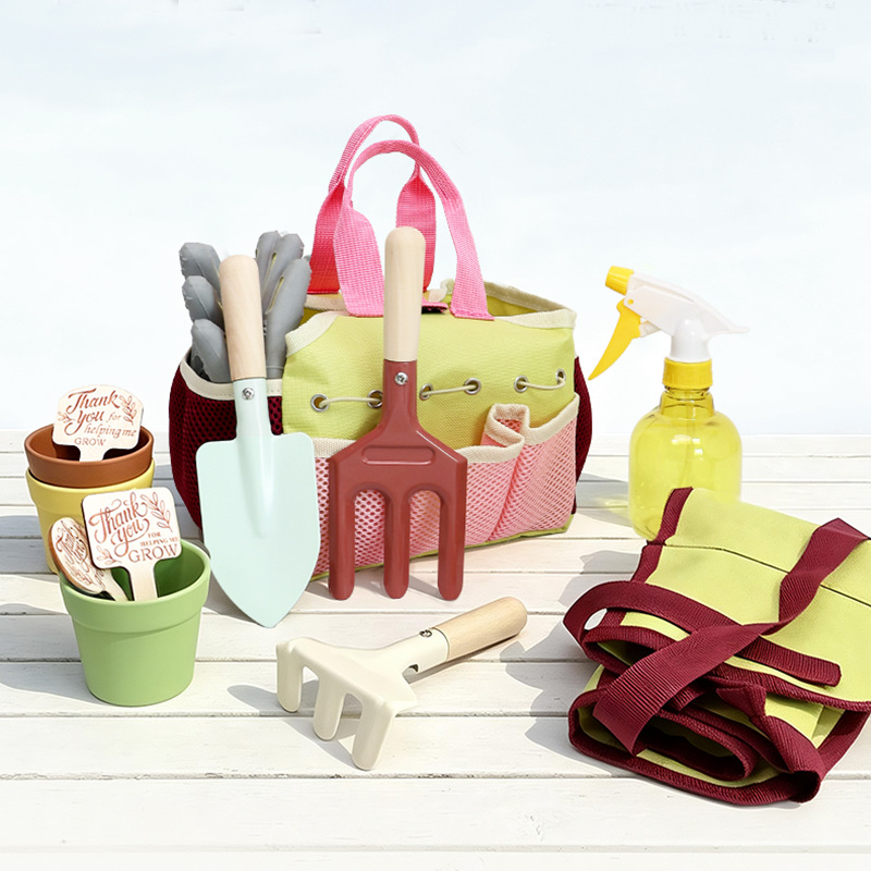 어린이 정원 도구 세트 놀이용 야외 삽 갈퀴 삽 물뿌리 - Gardening Tools For Kids 리뷰 및 가격