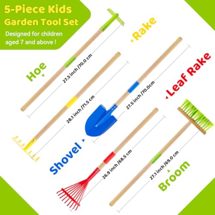 정원 도구 세트: 안전한 유아용 사이즈 괭이, 갈퀴,  - Gardening Tools Toddler 리뷰 및 가격