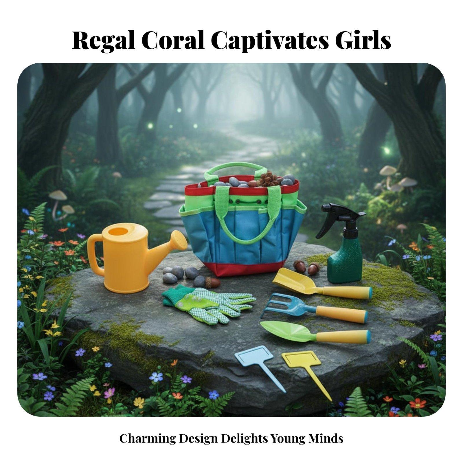 10개 어린이용 정원 도구 세트, 어린이용 금속 헤드  - Gardening Tools Girls 리뷰 및 가격