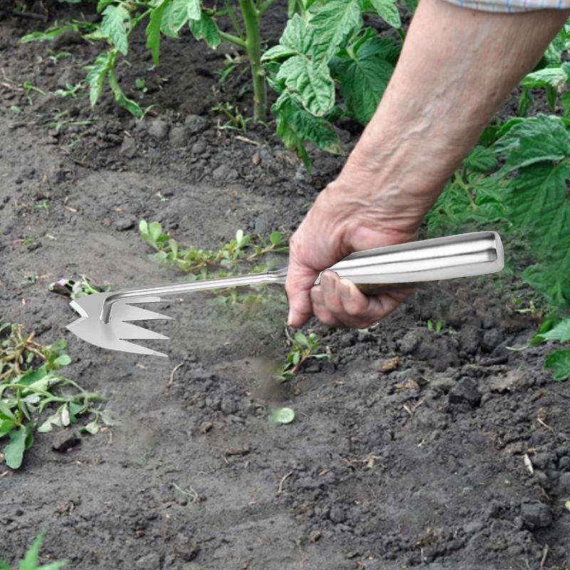 잡초 풀러 도구 4 치아 잔디 제거 및 파기 도구 야외 - Gardening Tools To Remove Grass 리뷰 및 가격