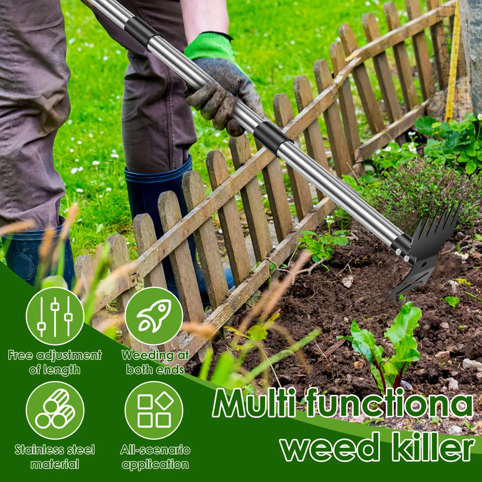 정원 초가지붕 갈퀴 스테인리스 정원 잡초 제거 도구 죽 - Gardening Tools To Remove Grass 리뷰 및 가격