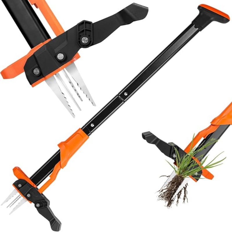 4개의 발톱과 발판이 있는 스탠드업 제초기, 정원용 수 - Gardening Tools To Remove Grass 리뷰 및 가격