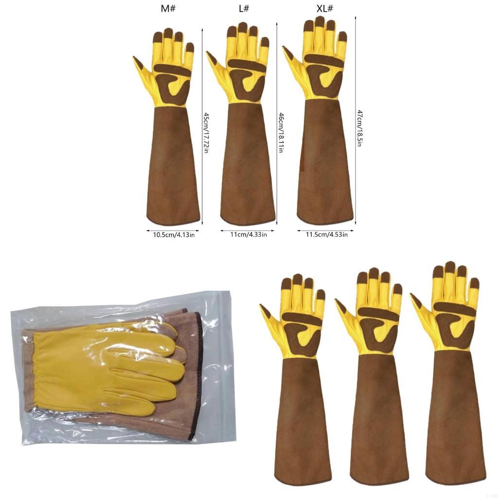 F19B 가죽 로즈 가지치기 장갑 가시 방지 건틀릿이  - Garden Gloves Thorn Proof 리뷰 및 가격