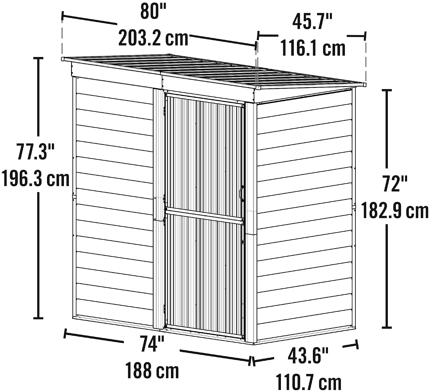 콤팩트형 아연도금 강철 창고형 텐트형 지붕, 6'x4' - Gardening Tools Storage 리뷰 및 가격