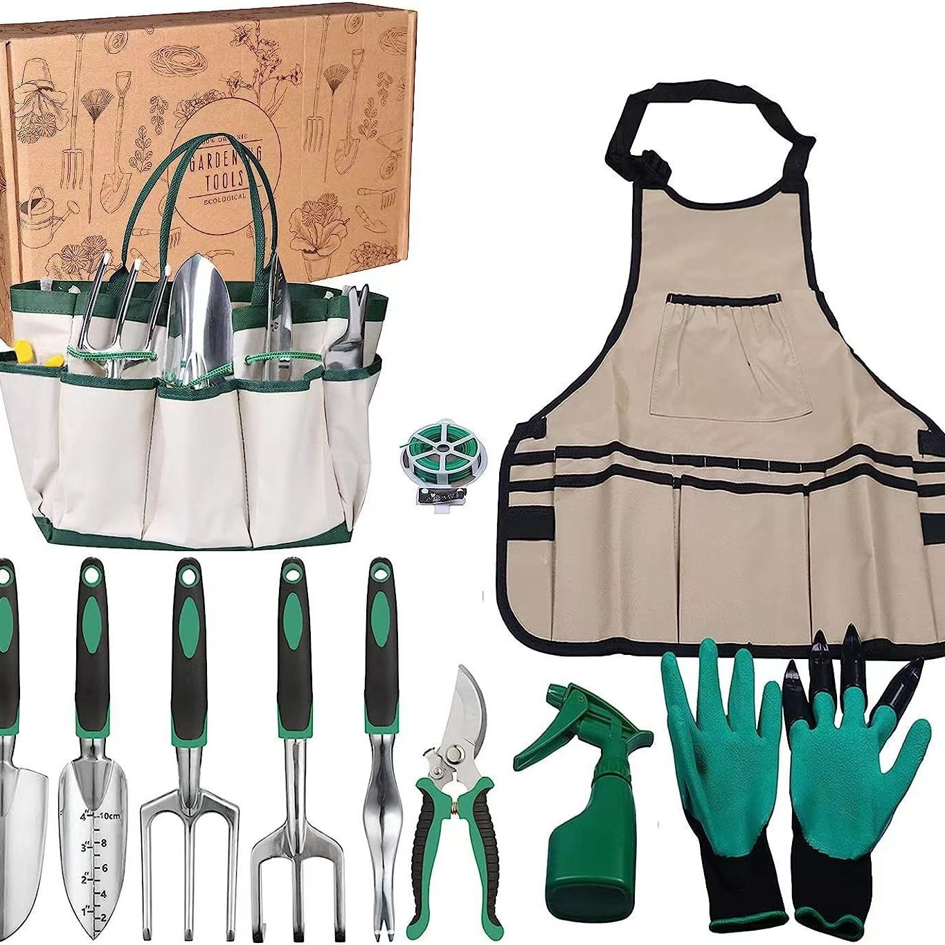 11종 정원 도구 세트 알루미늄 합금 스테인리스 스틸  - Gardening Tools Gifts 리뷰 및 가격