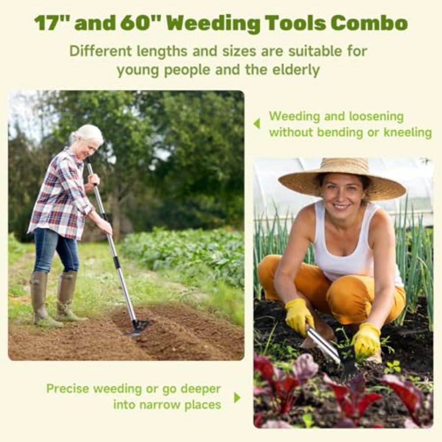 60인치 긴 손잡이가 있는 잡초 제거 도구와 17인치  - Gardening Tools Long Handle 리뷰 및 가격