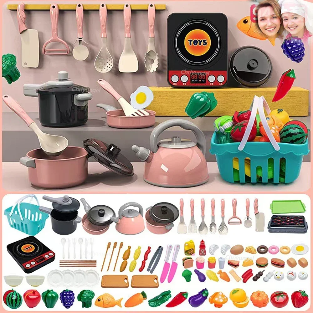 어린이 주방 장난감 세트 92/69/59 PCS 놀이  - Gardening Tools Girls 리뷰 및 가격