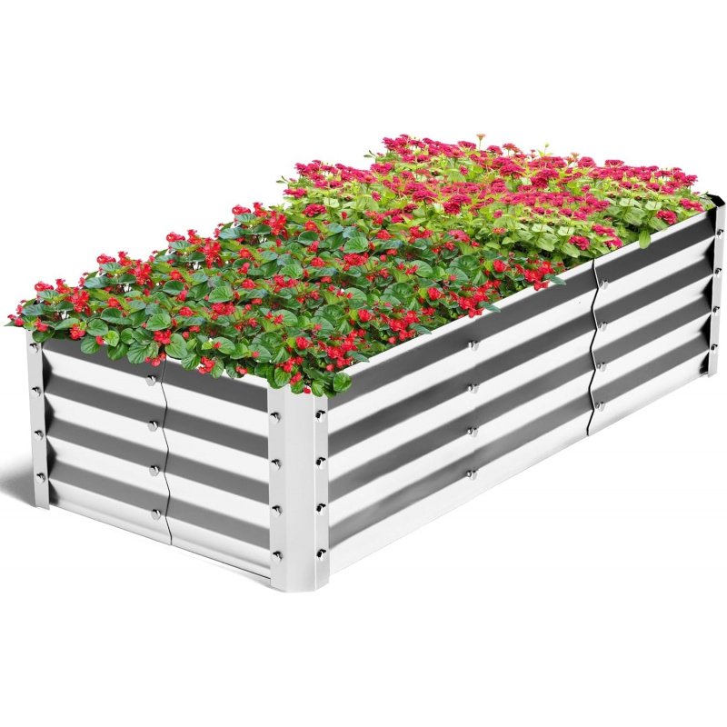 대형 바닥 없는 아연 도금 정원 재배용 화분 키트(4× - Gardening Tools Box 리뷰 및 가격