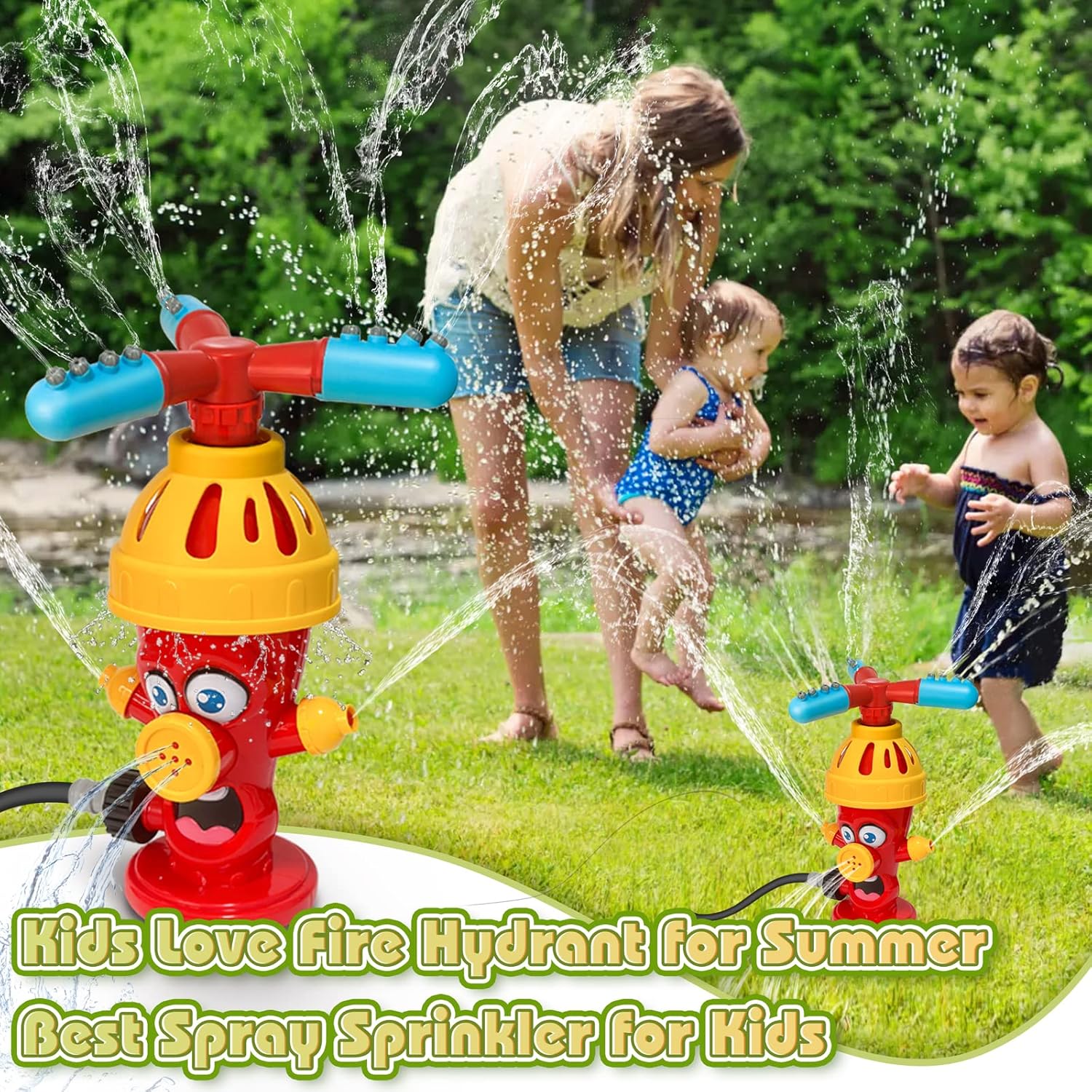 하이드런트 스프링클 물 분사 장난감 뒷마당 정원 야외  - Gardening Tools For Kids 리뷰 및 가격