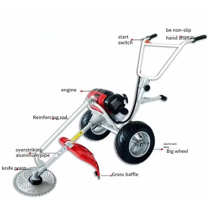 UL 인증 모델 X5용 전문가용 보행식 다기능 잔디깎이 - Gardening Tools List 리뷰 및 가격