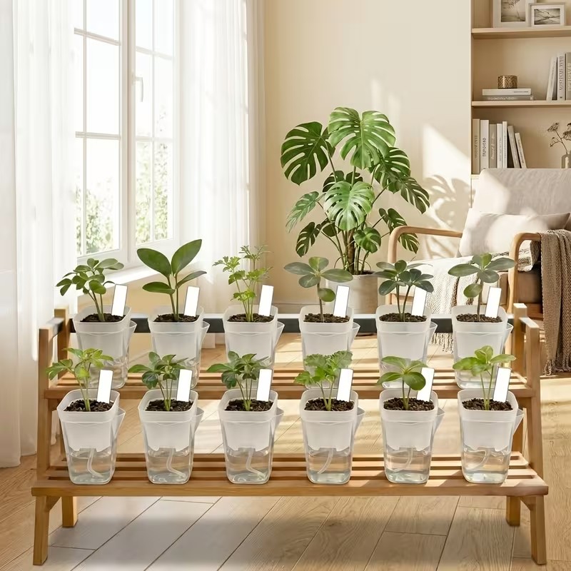 16/32팩 자가 급수 화분 – 수위 표시기가 있는 투 - Self-Watering Planter 리뷰 및 가격