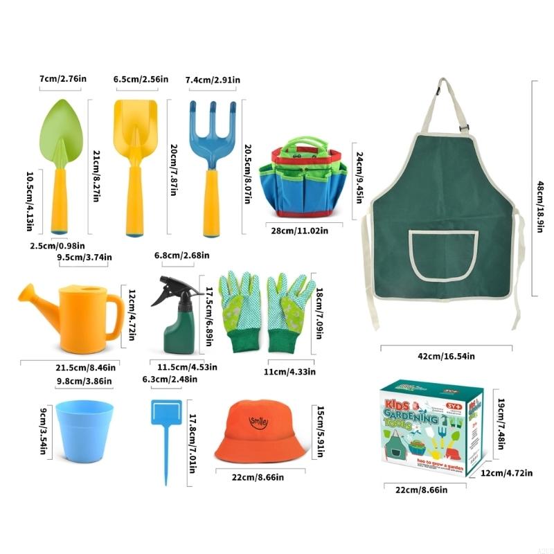 둥근 모서리와 스테인레스 스틸 헤드가 있는 유아용 원예 - Gardening Tools Toddler 리뷰 및 가격