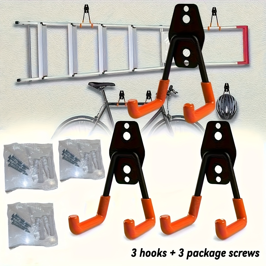 1개의 고하중 강철 차고 벽걸이 후크, 공구, 자전거, - Gardening Tools Storage 리뷰 및 가격