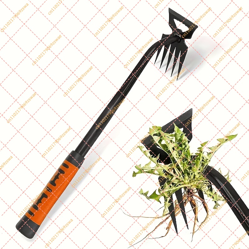 2 in 1 탄소강 정원 제초용 갈퀴 수동 흙 풀기 도 - Gardening Tools To Remove Grass 리뷰 및 가격