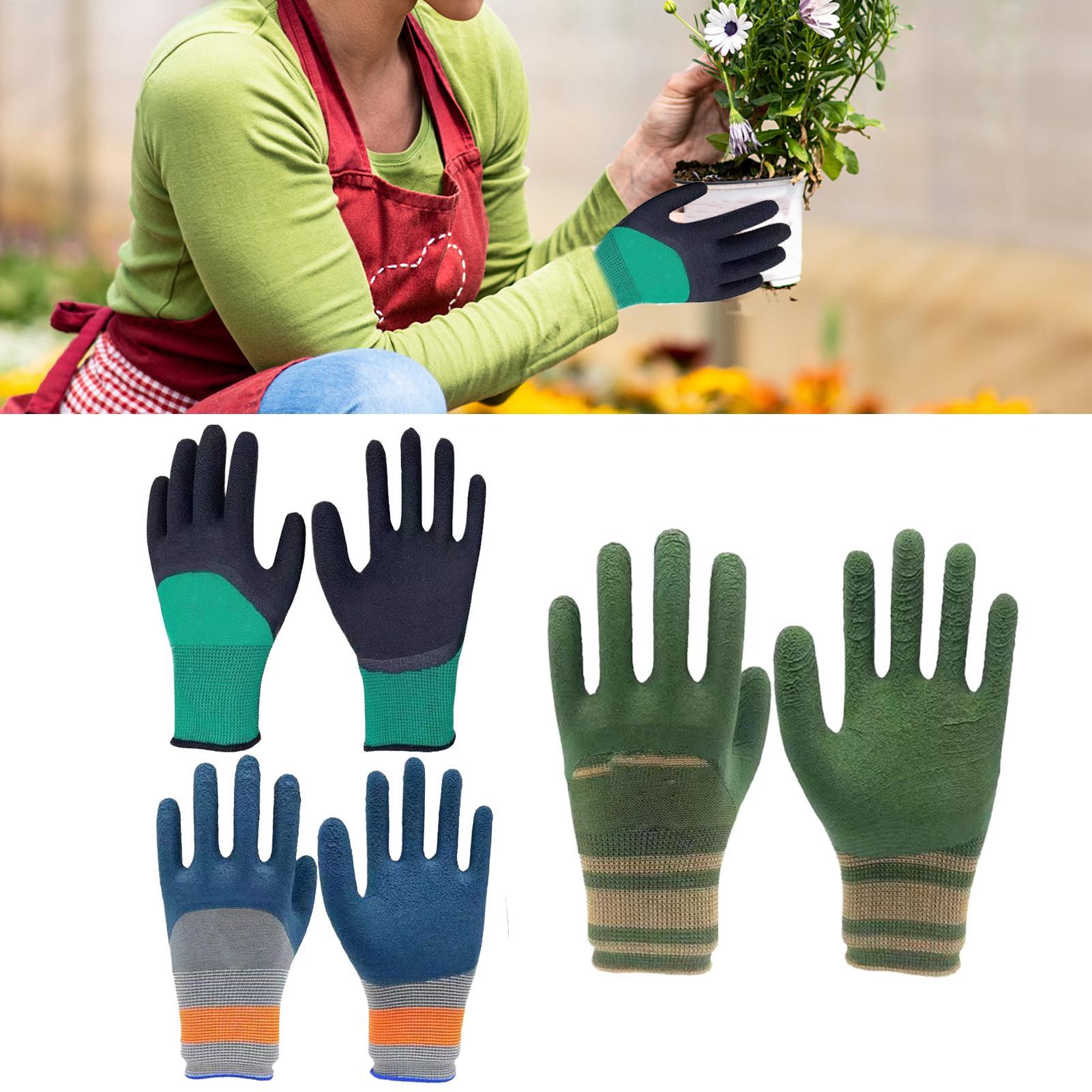1 쌍 여성용 원예 장갑 마당 작업용 정원 장갑 펑크  - Garden Gloves Thorn Proof 리뷰 및 가격