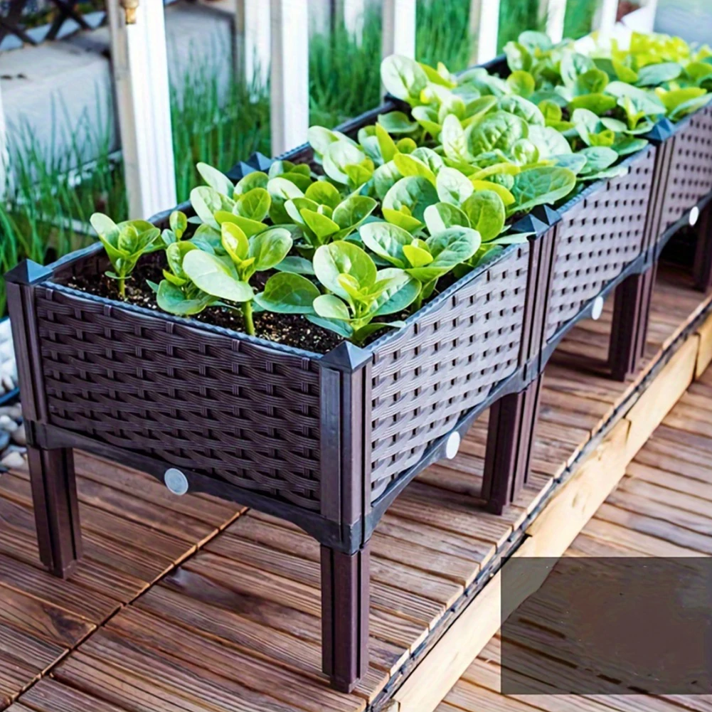 대용량 정원 침대 야채 심기 상자 홈 발코니 심기 냄비 - Gardening Tools Box 리뷰 및 가격