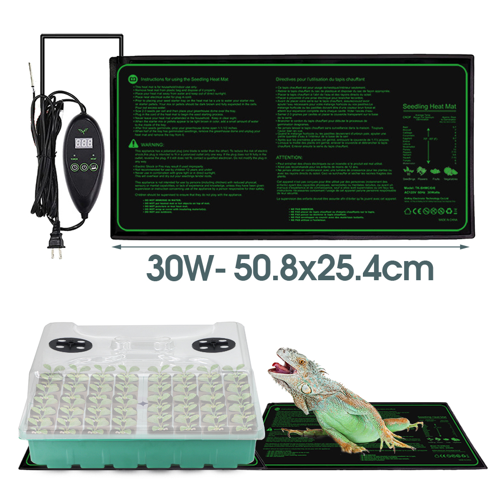 겨울 묘목 상자 난방 패드 정원 실내 식물 재배를위한  - Seed Starter Trays 리뷰 및 가격